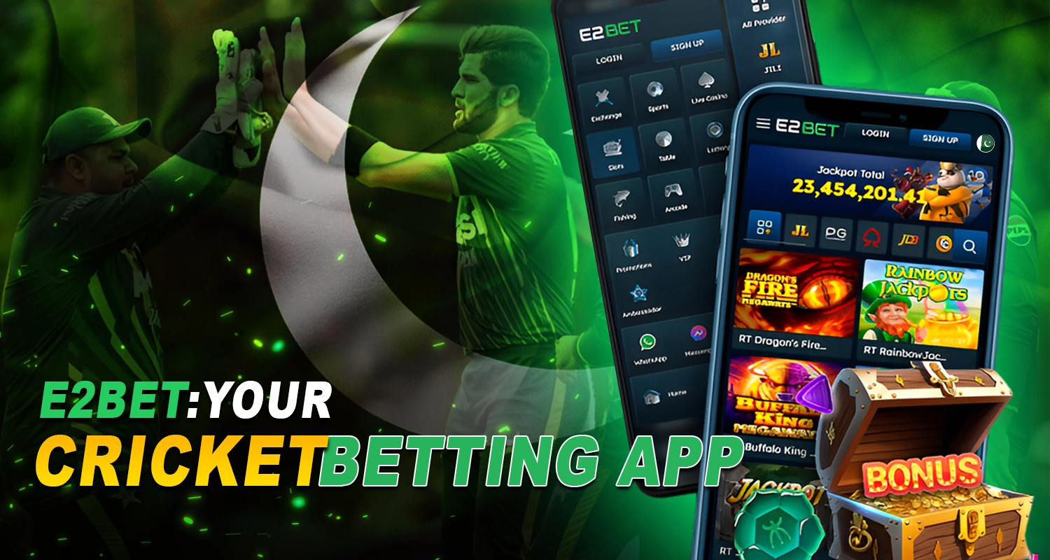 Cricket Betting App E2Bet Pakistan