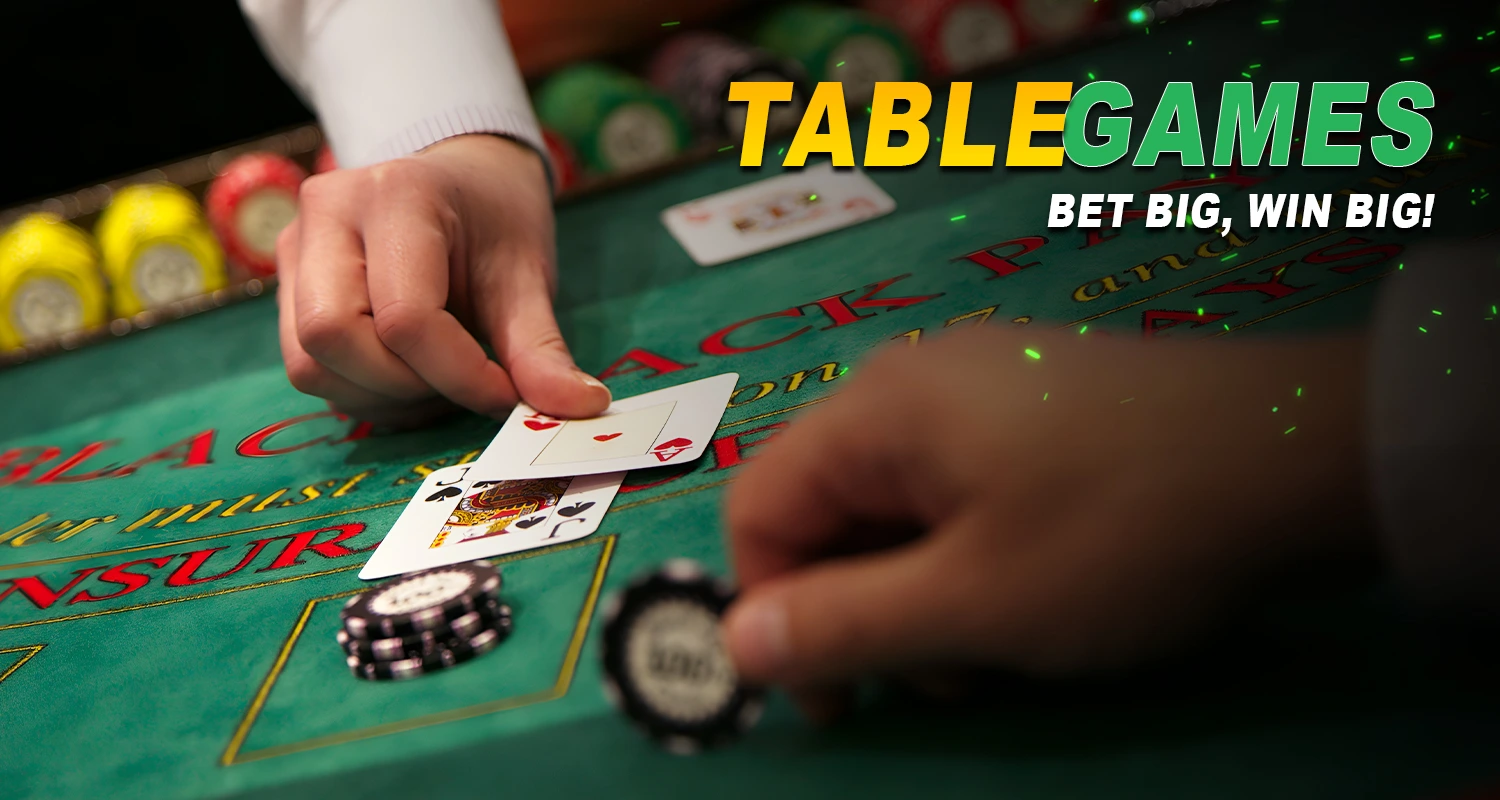 Table Games at E2Bet in Pakistan