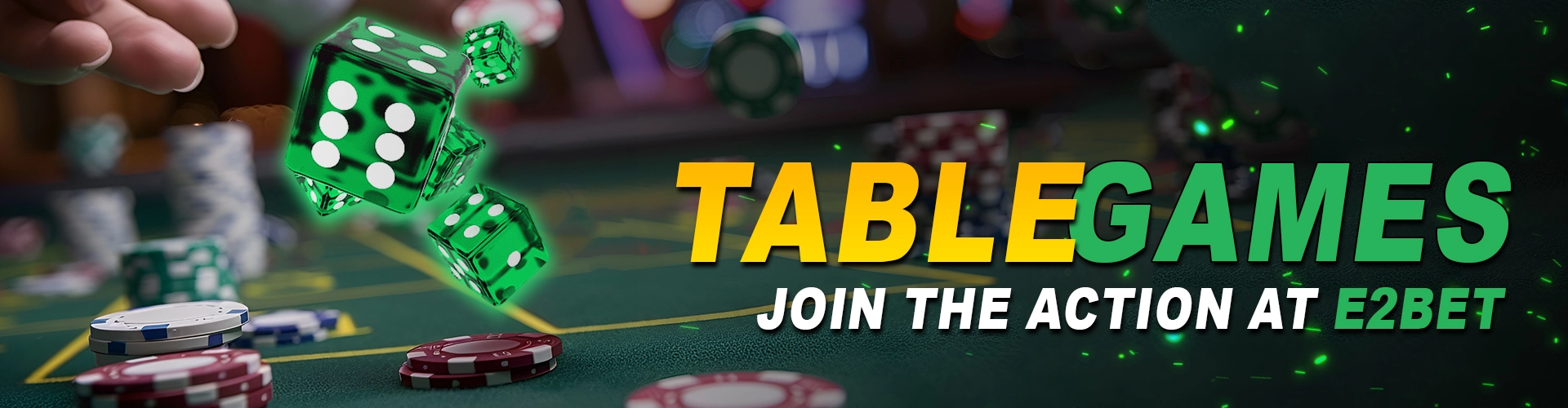 Table Games at E2Bet in Pakistan