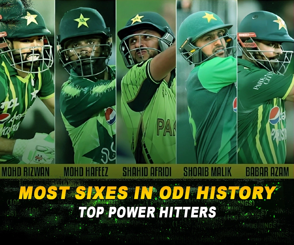 Most sixes in ODI