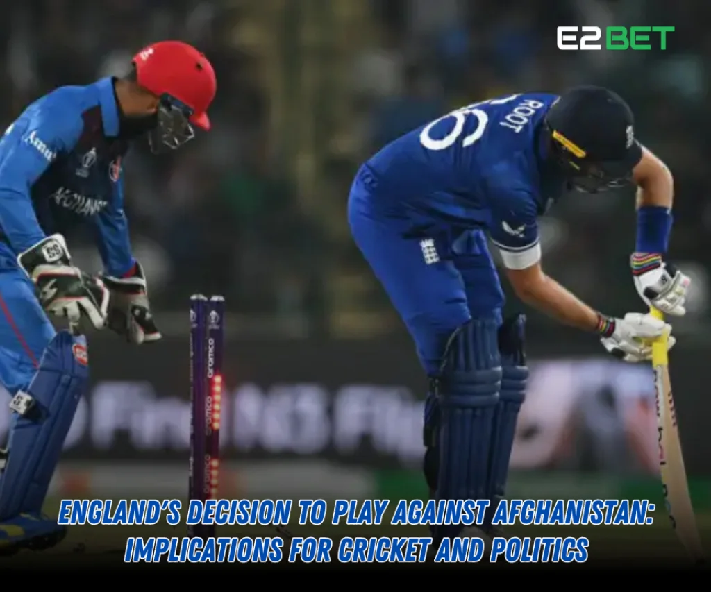 England vs. Afghanistan: Cricket Diplomacy and Its Broader Implications