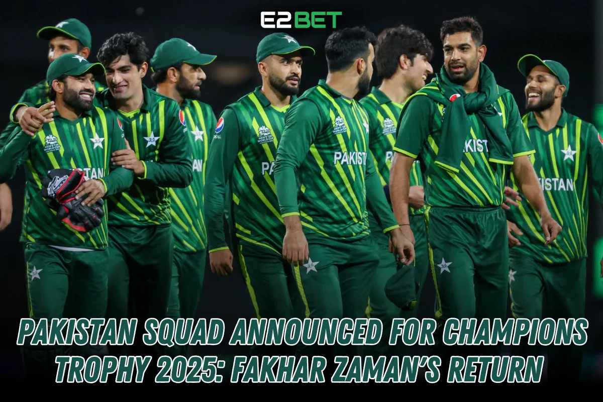 Pakistan Announces Champions Trophy 2025 Squad