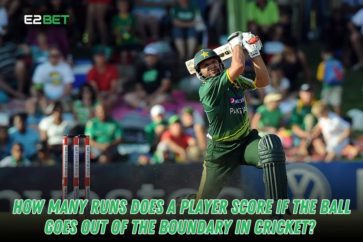 Runs Scored When Ball Crosses Boundary in Cricket