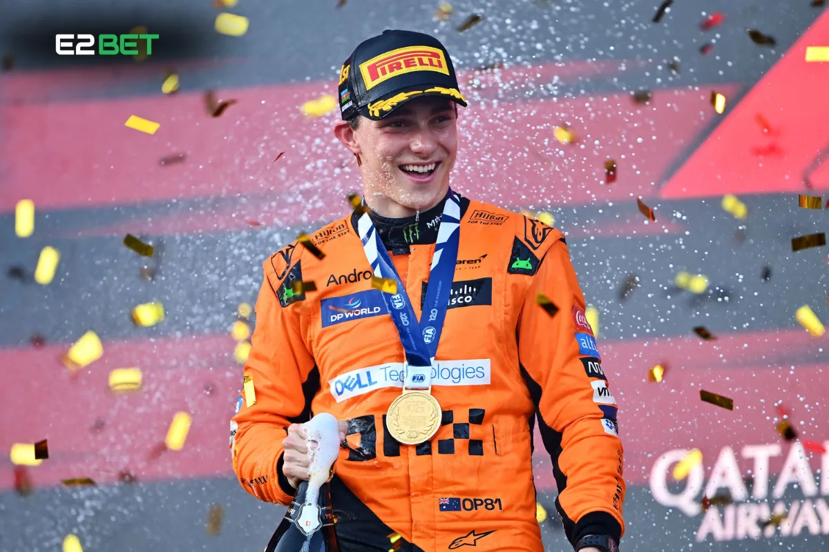 Oscar Piastri Secures Pole at Bahrain Grand Prix 2025 | McLaren F1

