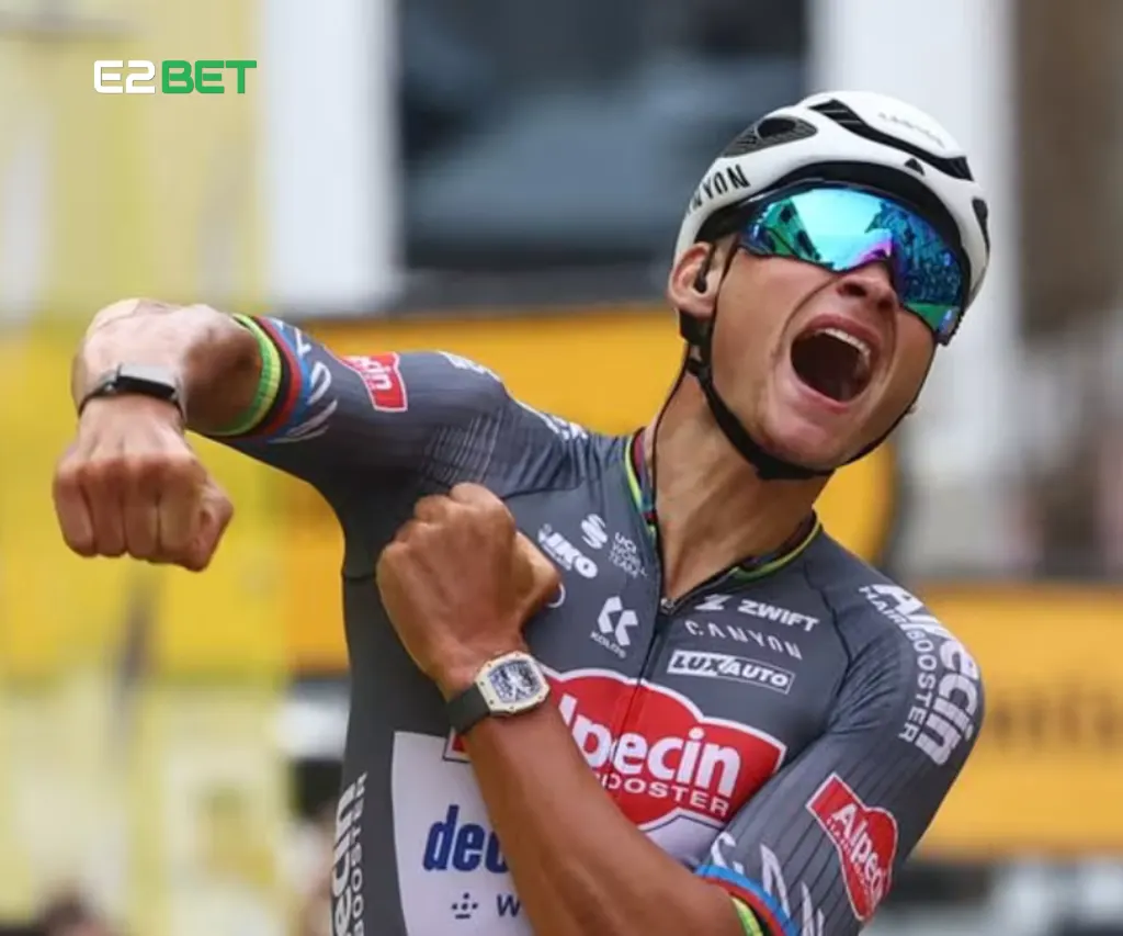 Van der Poel Sprint Wins Stage Two Ahead of Pogacar