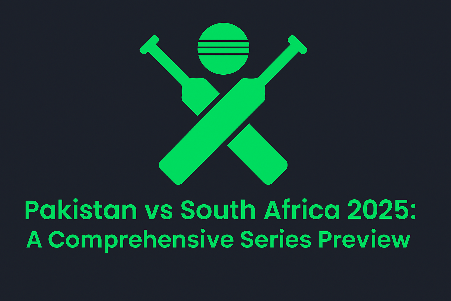 Pakistan vs South Africa 2025